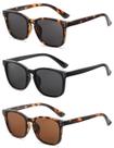 Gafas de Sol Polarizadas NCLLCE para Mujer Protección UV400 (Paquete de 3)