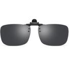 Gafas de sol polarizadas sin montura con clip levantable CAXMAN negras