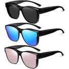 Gafas de Sol Polarizadas Wzerry UV400 para Mujeres para Usar sobre Lentes de Receta