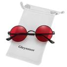 Gafas de Sol Redondas Polarizadas Gleyemor para Hombre y Mujer en Rojo y Amarillo Gafas de Sol Redondas Polarizadas Gleyemor para Hombre y Mujer en Rojo y Amarillo