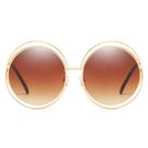 Gafas de Sol Redondas Vintage Sobredimensionadas con Montura Metálica Dollger Gafas de Sol Redondas Vintage Sobredimensionadas con Montura Metálica Dollger