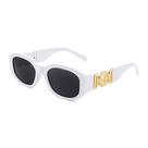 Gafas de Sol Retro Vintage de Rectángulo a la Moda FEISEDY B2322
