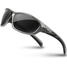 Gafas de Sol RIVBOS RB832-1 Negro Transparente Gris Polarizadas UV400