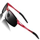 Gafas de Sol ROCKNIGHT Polarizadas UV400 para Hombre con Montura Roja