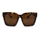 Gafas de Sol SA106 Estilo Boyfriend Oversize para Mujer con Montura de Carey