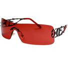 Gafas de Sol SENMARIES Y2K Sin Montura con Llama y Montura Metálica UV400