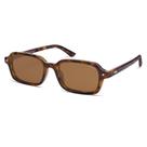 Gafas de Sol SOJOS Moda Rectangulares Polarizadas SJ2610 Marrón