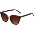 Gafas de Sol SOJOS Ojo de Gato SJ2052 Moda UV400 Marrón/Degradado