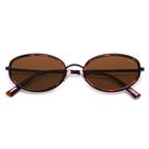 Gafas de Sol SOJOS SJ1248 Ovaladas y Redondas de Moda Polarizadas Marrón Gafas de Sol SOJOS SJ1248 Ovaladas y Redondas de Moda Polarizadas Marrón