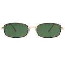 Gafas de Sol SOJOS Y2k Rectángulo Estrecho SJ1187 Carey/Verde
