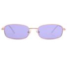 Gafas de Sol SOJOS Y2k Rectángulo Estrecho SJ1187 Oro Rosa/Púrpura Gafas de Sol SOJOS Y2k Rectángulo Estrecho SJ1187 Oro Rosa/Púrpura