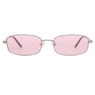 Gafas de Sol SOJOS Y2k Rectángulo Estrecho SJ1187 Plata/Rosa Gafas de Sol SOJOS Y2k Rectángulo Estrecho SJ1187 Plata/Rosa