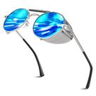 Gafas de Sol SUNIER Retro Redondas Polarizadas Steampunk S92
