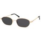 Gafas de Sol Vintage Ovaladas Pequeñas Appassal Retro AP3716 Oro/Gris