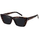 Gafas de sol WOWSUN vintage con lente polarizada en forma de ojo de gato para mujer