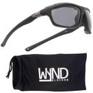 Gafas de Sol WYND Blocker Airdam para Motocicleta en Negro Mate