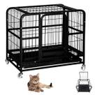 Gaiola Cao Pet Gato Cachorro Canil Pet Shop Animal de Estimaçao Bandeja Removivel Transporte Rodinhas Resistente Seguro Gaiola Cao Pet Gato Cachorro Canil Pet Shop Animal de Estimaçao Bandeja Removivel Transporte Rodinhas Resistente Seguro