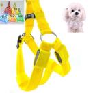 Gaiola de pássaro banhos de pássaros dupla face led luz pet arnês nylon gato cão cinta peitoral trela tamanho: l amarelo