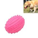 Gaiola de pássaros banhos de pássaros forma de bola de som de borracha brinquedos para mastigar cães mordida resistente para molar de animal de estimação jogar entrega aleatória