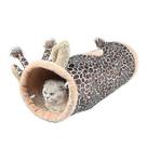 Gaiola de pássaros banhos de pássaros túnel de gato dobrável brinquedo de gato de estimação barraca de gato cor: girafa