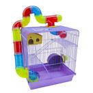 Gaiola Hamster Labirinto 3 Andares Tubos Labirintos Super Luxo Roxo - Jelpalst Gaiola Hamster Labirinto 3 Andares Tubos Labirintos Super Luxo Roxo - Jelpalst