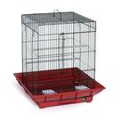Gaiola para calopsitas Prevue Hendryx SP850R/B Clean Life vermelha/preta