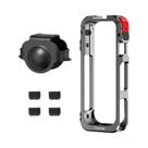 Gaiola Para Câmera Insta360 X5 Flymile Em Liga De Alumínio Com Cold Shoe E Acessórios De Fotografia
