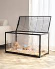 Gaiola para hamster VEVOR 360 com visualização de habitat transparente