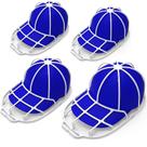 Gaiola para lavar chapéus YEENOR, pacote com 4 bonés de beisebol Gaiola para lavar chapéus YEENOR, pacote com 4 bonés de beisebol