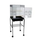 Gaiola para Pássaros YML 46x46cm Topo Plano com Suporte Preto