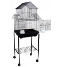 Gaiola para pássaros YML 5844 Pagoda com suporte, 45x35cm, preta
