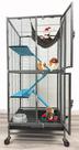 Gaiola para Pequenos Animais Mcage 52 x 51 x 114 cm, 2 Andares, Arame de 1/2"