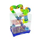 Gaiola para Roedores Quatiguá Azul Estrela Playground para Hamsters
