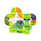 Gaiola para Roedores Quatiguá Verde Aventura para Hamsters Gaiola para Roedores Quatiguá Verde Aventura para Hamsters