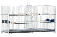 Gaiola Pássaros Criadeira Simples Prata - Gaiolas Londrina P002