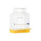 Gaiola Pássaros Max Triplex Branco E161 - Gaiolas Londrina