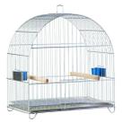 Gaiola Pássaros Papagaio Prata P003 - Gaiolas Londrina