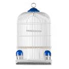 Gaiola Pássaros Redonda Luxo Branca E018 - Gaiolas Londrina
