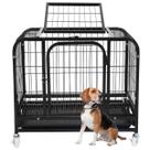 Gaiola Pet Gato Cao Cachorro Canil Animal de Estimaçao Pet Shop Bandeja Removivel Rodinhas Transporte Seguro Resistente Gaiola Pet Gato Cao Cachorro Canil Animal de Estimaçao Pet Shop Bandeja Removivel Rodinhas Transporte Seguro Resistente