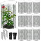 Gaiola Protetora de Plantas de Metal YEXEXINM 30 unidades 30x30x60cm