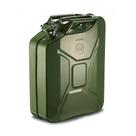 Galão 20 Litros Modelo Militar Verde, Galvanizado, Original do Exército Alemão - Chapa 8 - Para Viagens e Expedições - P