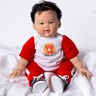 Galerias Reborn Doll Paradise Kenzo Ping Lau 22" com acessórios