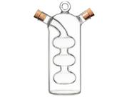 Galheteiro 2 Em 1 Porta Azeite E Vinagre De Vidro 70ml 320ml
