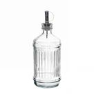 Galheteiro 500ml Porta Azeite Vinagre Pimenta Porta Tempero Vidro Tampa Bico Dosador Metal Mesa Galheteiro 500ml Porta Azeite Vinagre Pimenta Porta Tempero Vidro Tampa Bico Dosador Metal Mesa