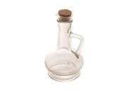 Galheteiro azeite e vinagre de vidro c/tampa cortiça 230ml