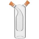 GALHETEIRO AZEITE VINAGRE 17x10x6cm 300 75ml BOROSILICATO TRANSP