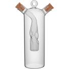 GALHETEIRO AZEITE VINAGRE 19x11x6cm 280 70ML BOROSILICATO TRANSP