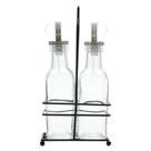 Galheteiro Com Suporte Preto 200ml Lyor 7089