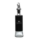 Galheteiro De Vidro 310ml Preto C/ Dosador Manhatan