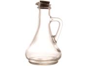 Galheteiro De Vidro Borossilicato Com Tampa Em Rolha 250ml